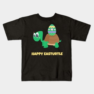 Happy Easter Turtle T Shirt Funny Cute Tortoise Costume Kids T-Shirt Kids T-Shirt